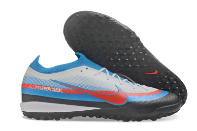 Nike Air Zoom Mercurial Vapor 17 Elite TF Artificial Turf Soccer Shoes - Blue/Baltic Blue/Bright Crimson
