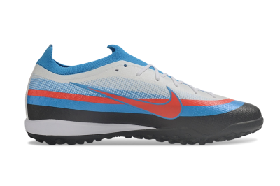 Nike Air Zoom Mercurial Vapor 17 Elite TF Artificial Turf Soccer Shoes - Blue/Baltic Blue/Bright Crimson