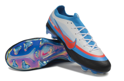 Nike Air Zoom Mercurial Vapor 17 Elite FG Firm Ground Soccer Cleats - White/Brilliant White/Laser Blue