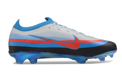 Nike Air Zoom Mercurial Vapor 17 Elite FG Firm Ground Soccer Cleats - White/Brilliant White/Laser Blue