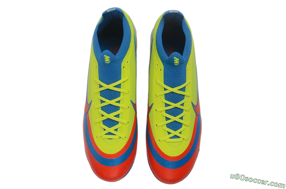 Nike Air Zoom Mercurial Vapor 17 Elite FG Firm Ground Soccer Cleats - Yellow/Volt/Bright Crimson 4