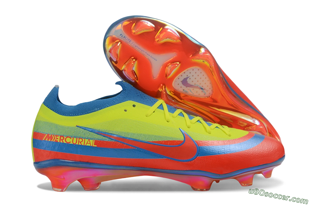 Nike Air Zoom Mercurial Vapor 17 Elite FG Firm Ground Soccer Cleats - Yellow/Volt/Bright Crimson 1
