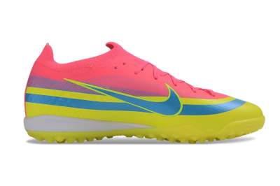 Nike Air Zoom Mercurial Vapor 17 Elite TF Artificial Turf Soccer Shoes - Pink/Electric Pink/Volt Yellow