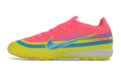 Nike Air Zoom Mercurial Vapor 17 Elite TF Artificial Turf Soccer Shoes - Pink/Electric Pink/Volt Yellow