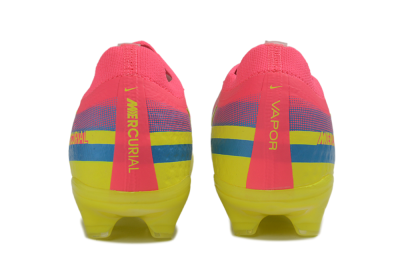 Nike Air Zoom Mercurial Vapor 17 Elite FG Firm Ground Soccer Cleats - Yellow/Hyper Pink/Baltic Blue