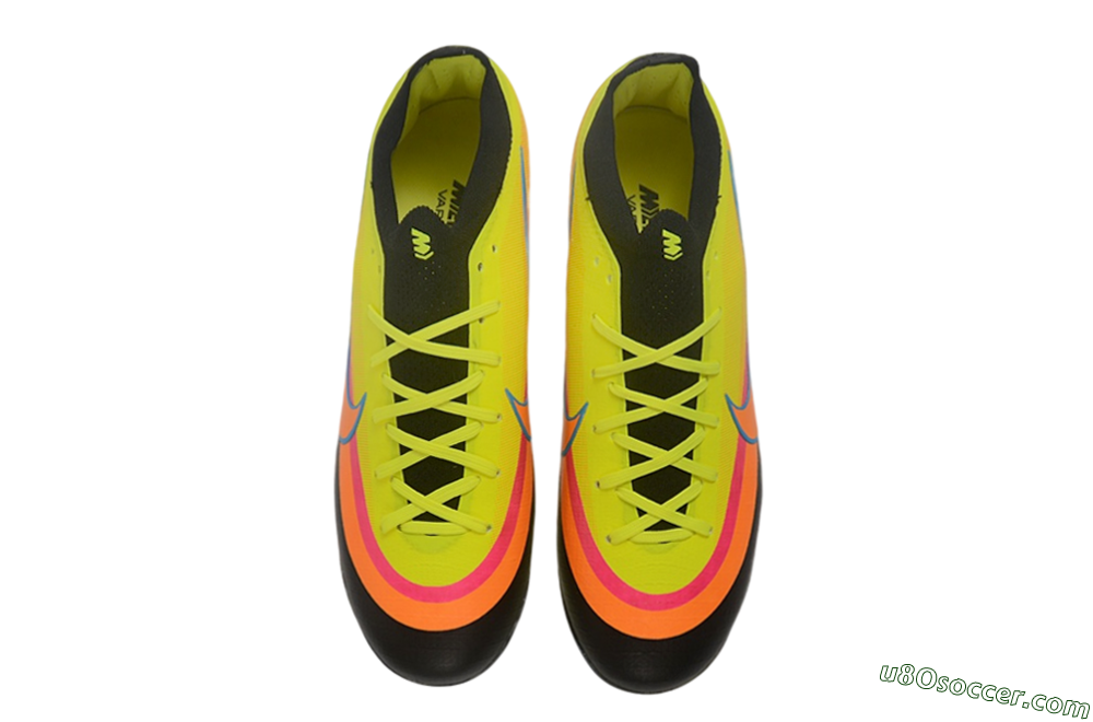 Nike Air Zoom Mercurial Vapor 17 Elite FG Firm Ground Soccer Cleats - Yellow/Volt/Black/Bright Orange 4