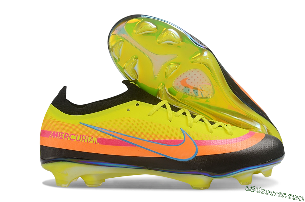 Nike Air Zoom Mercurial Vapor 17 Elite FG Firm Ground Soccer Cleats - Yellow/Volt/Black/Bright Orange 1