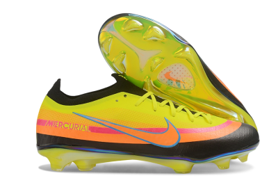 Nike Air Zoom Mercurial Vapor 17 Elite FG Firm Ground Soccer Cleats - Yellow/Volt/Black/Bright Orange