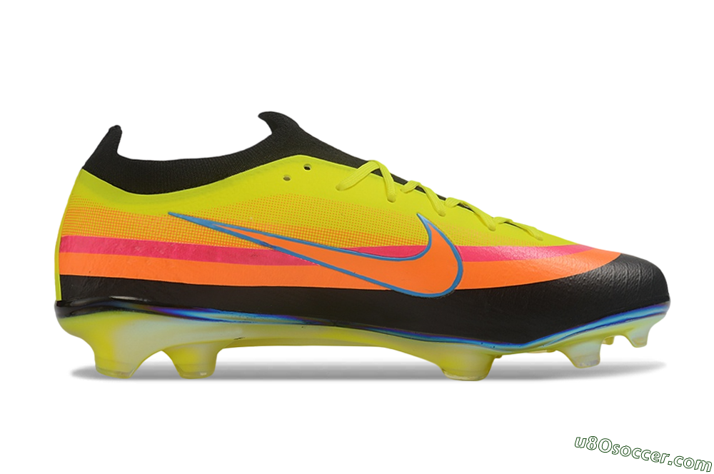 Nike Air Zoom Mercurial Vapor 17 Elite FG Firm Ground Soccer Cleats - Yellow/Volt/Black/Bright Orange 7