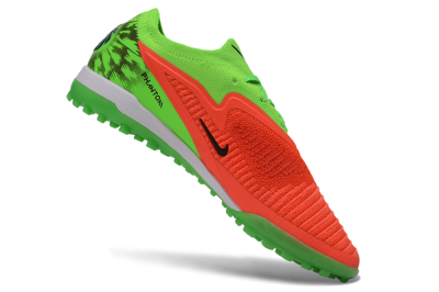 Nike Phantom 6 Elite Low TF Artificial Turf Soccer Shoes - Green/Electric Green/Total Orange