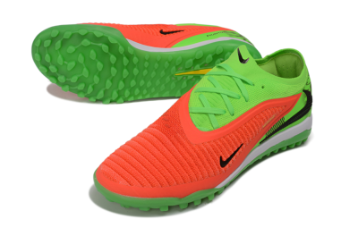Nike Phantom 6 Elite Low TF Artificial Turf Soccer Shoes - Green/Electric Green/Total Orange