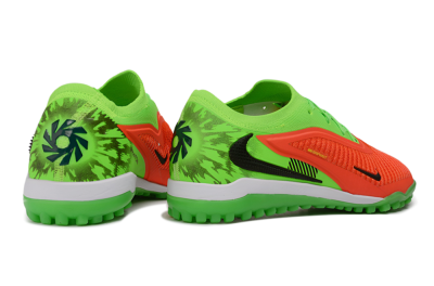 Nike Phantom 6 Elite Low TF Artificial Turf Soccer Shoes - Green/Electric Green/Total Orange