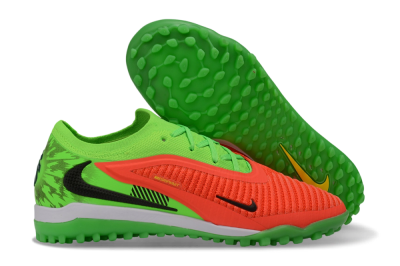 Nike Phantom 6 Elite Low TF Artificial Turf Soccer Shoes - Green/Electric Green/Total Orange