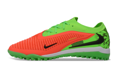 Nike Phantom 6 Elite Low TF Artificial Turf Soccer Shoes - Green/Electric Green/Total Orange