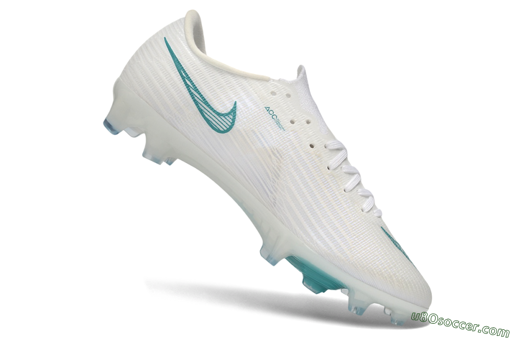 Nike Air Zoom Mercurial Superfly 11 Elite FG Firm Ground Soccer Cleats - White/White/Teal 4
