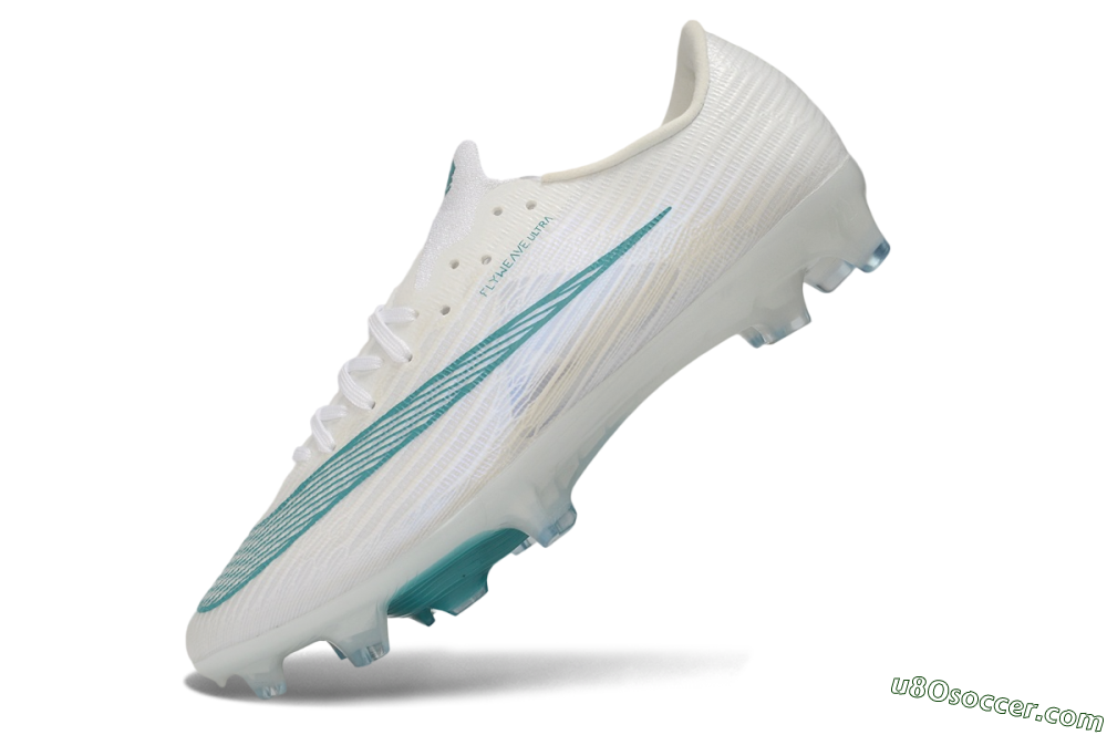 Nike Air Zoom Mercurial Superfly 11 Elite FG Firm Ground Soccer Cleats - White/White/Teal 5