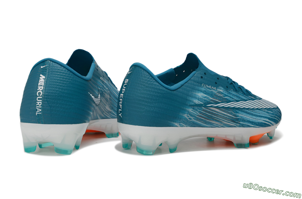 Nike Air Zoom Mercurial Superfly 11 Elite FG Firm Ground Soccer Cleats - Blue/Baltic Blue/Bright Orange 6