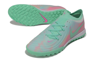 Nike Phantom GX 2 Elite TF Artificial Turf Soccer Shoes - Green/Mint Foam/Hyper Pink