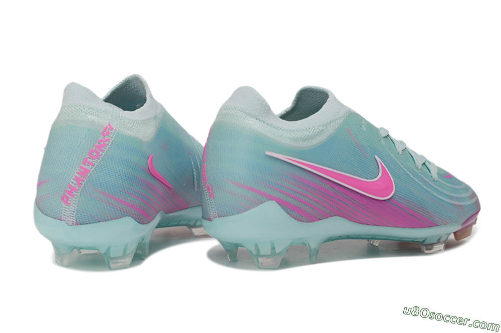 Nike Phantom GX 2 Elite FG Firm Ground Soccer Cleats - Turquoise/Aurora Green/Hyper Pink 6