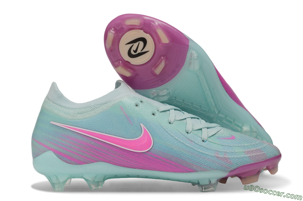 Nike Phantom GX 2 Elite FG Firm Ground Soccer Cleats - Turquoise/Aurora Green/Hyper Pink 1