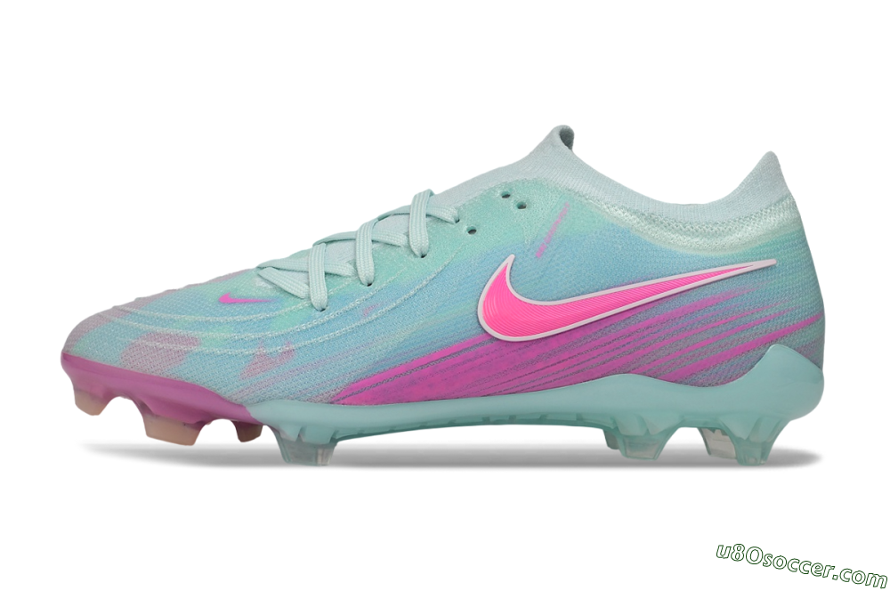 Nike Phantom GX 2 Elite FG Firm Ground Soccer Cleats - Turquoise/Aurora Green/Hyper Pink 2