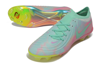 Nike Phantom GX 2 Elite FG Firm Ground Soccer Cleats - Green/Mint Foam/Sunset Glow