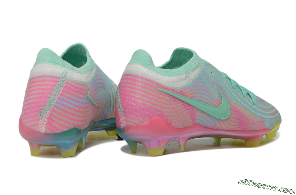 Nike Phantom GX 2 Elite FG Firm Ground Soccer Cleats - Green/Mint Foam/Sunset Glow 6
