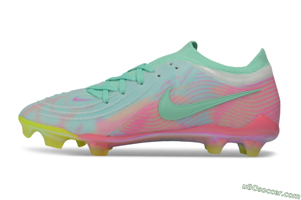 Nike Phantom GX 2 Elite FG Firm Ground Soccer Cleats - Green/Mint Foam/Sunset Glow 2