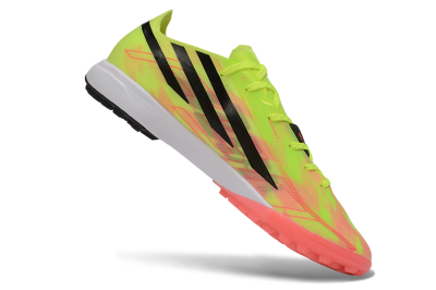 Adidas F50 Hyperfast Pro TF Artificial Turf Soccer Shoes - Yellow/Solar Yellow/Lucid Pink