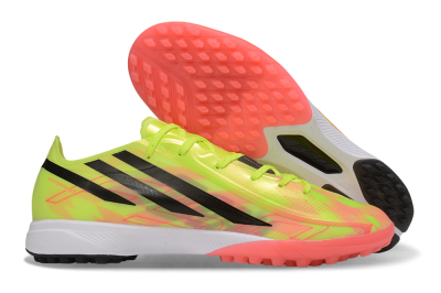 Adidas F50 Hyperfast Pro TF Artificial Turf Soccer Shoes - Yellow/Solar Yellow/Lucid Pink