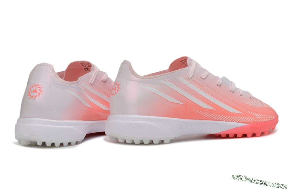 Adidas F50 Hyperfast Pro TF Artificial Turf Soccer Shoes - Pink/Flash Aqua/Solar Pink 6