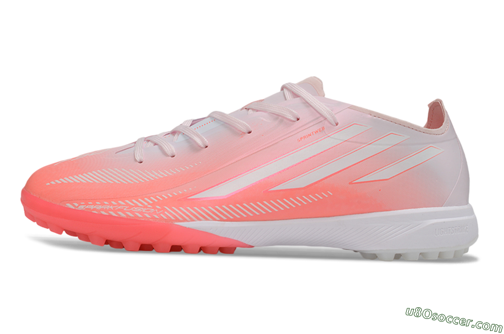 Adidas F50 Hyperfast Pro TF Artificial Turf Soccer Shoes - Pink/Flash Aqua/Solar Pink 2