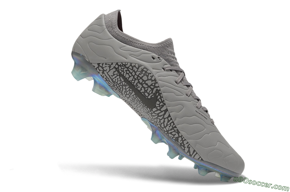 Nike Tiempo Legend 11 Elite FG Firm Ground Soccer Cleats - Grey/Wolf Grey/Infrared 4