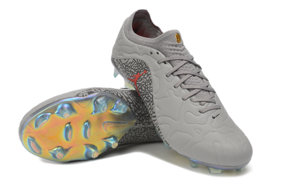 Nike Tiempo Legend 11 Elite FG Firm Ground Soccer Cleats - Grey/Wolf Grey/Infrared
