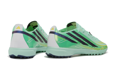 Adidas F50 Hyperfast Pro TF Artificial Turf Soccer Shoes - Green/Mint Rush/Dark Navy