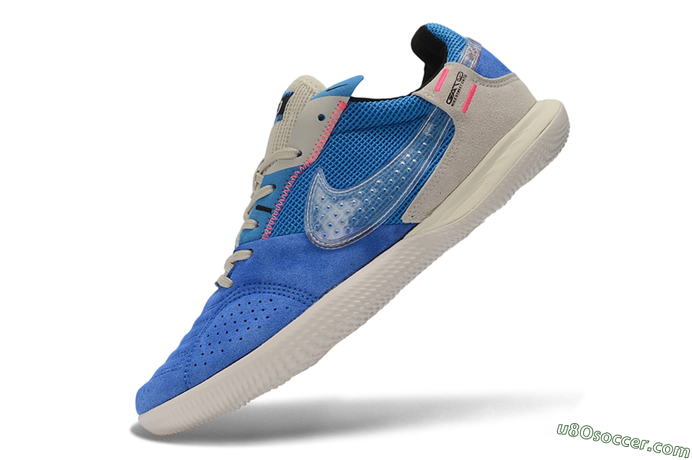 Nike Street Gato IC Indoor & Futsal Soccer Shoes - Blue/Photo Blue/Summit White 5