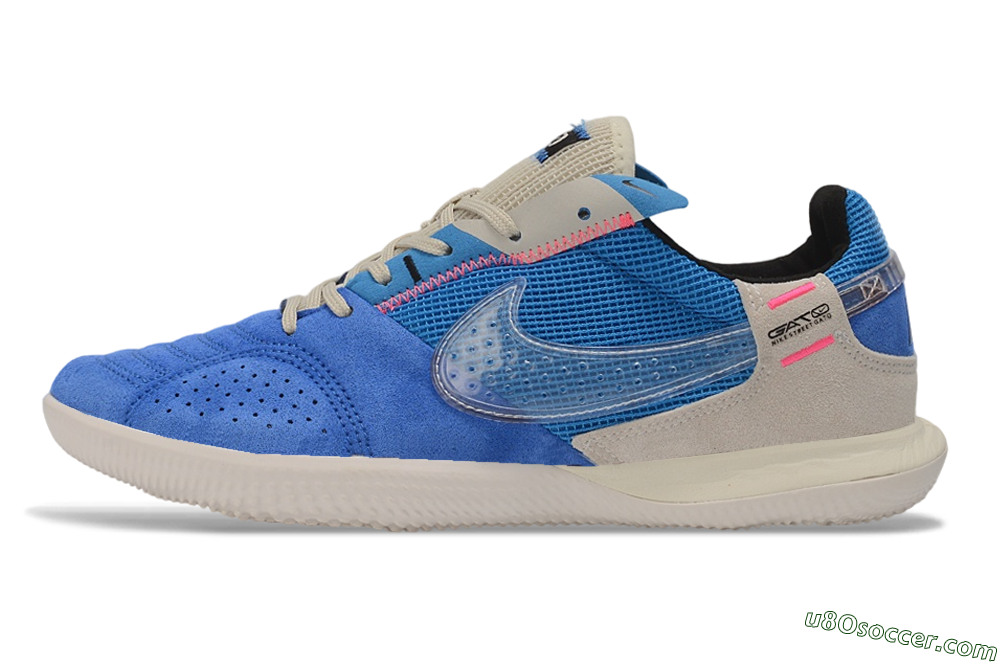 Nike Street Gato IC Indoor & Futsal Soccer Shoes - Blue/Photo Blue/Summit White 2