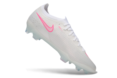Nike Air Zoom Mercurial Vapor 17 Elite FG Firm Ground Soccer Cleats - White/White/Hyper Pink