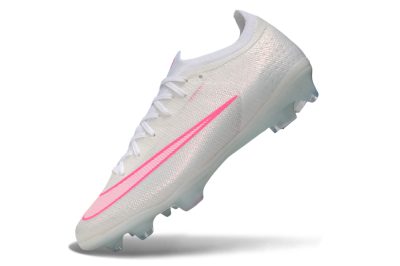 Nike Air Zoom Mercurial Vapor 17 Elite FG Firm Ground Soccer Cleats - White/White/Hyper Pink