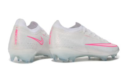Nike Air Zoom Mercurial Vapor 17 Elite FG Firm Ground Soccer Cleats - White/White/Hyper Pink
