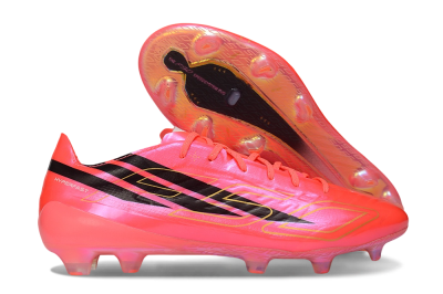 Adidas F50 Hyperfast Evo FG Firm Ground Soccer Cleats - Pink/Solar Pink/Core Black