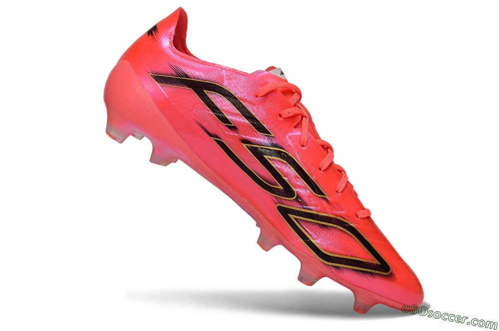 Adidas F50 Hyperfast Evo FG Firm Ground Soccer Cleats - Pink/Solar Pink/Core Black 4