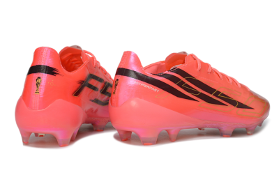 Adidas F50 Hyperfast Evo FG Firm Ground Soccer Cleats - Pink/Solar Pink/Core Black