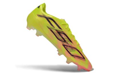 Adidas F50 Hyperfast Evo FG Firm Ground Soccer Cleats - Yellow/Solar Yellow/Lucid Pink