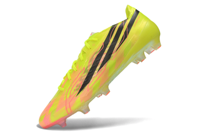 Adidas F50 Hyperfast Evo FG Firm Ground Soccer Cleats - Yellow/Solar Yellow/Lucid Pink
