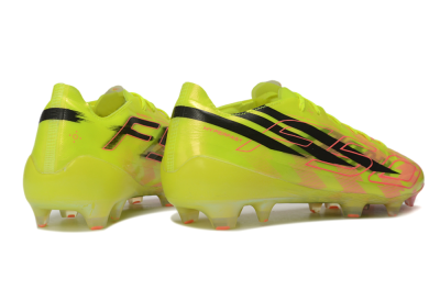 Adidas F50 Hyperfast Evo FG Firm Ground Soccer Cleats - Yellow/Solar Yellow/Lucid Pink