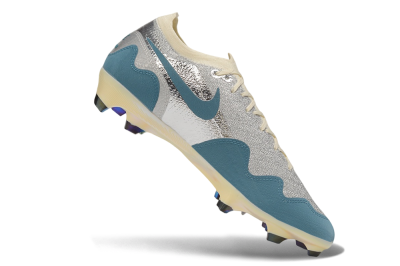 Nike Air Zoom Mercurial Vapor 17 Elite FG Firm Ground Soccer Cleats - Blue/Dusty Blue/Metallic Silver