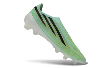 Adidas F50 Hyperfast Elite Laceless FG Firm Ground Soccer Cleats - Green/Mint Rush/Core Black