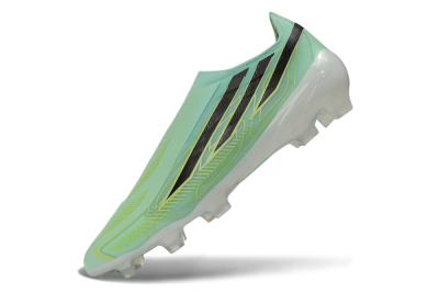 Adidas F50 Hyperfast Elite Laceless FG Firm Ground Soccer Cleats - Green/Mint Rush/Core Black
