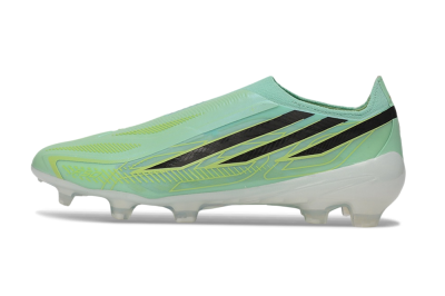 Adidas F50 Hyperfast Elite Laceless FG Firm Ground Soccer Cleats - Green/Mint Rush/Core Black